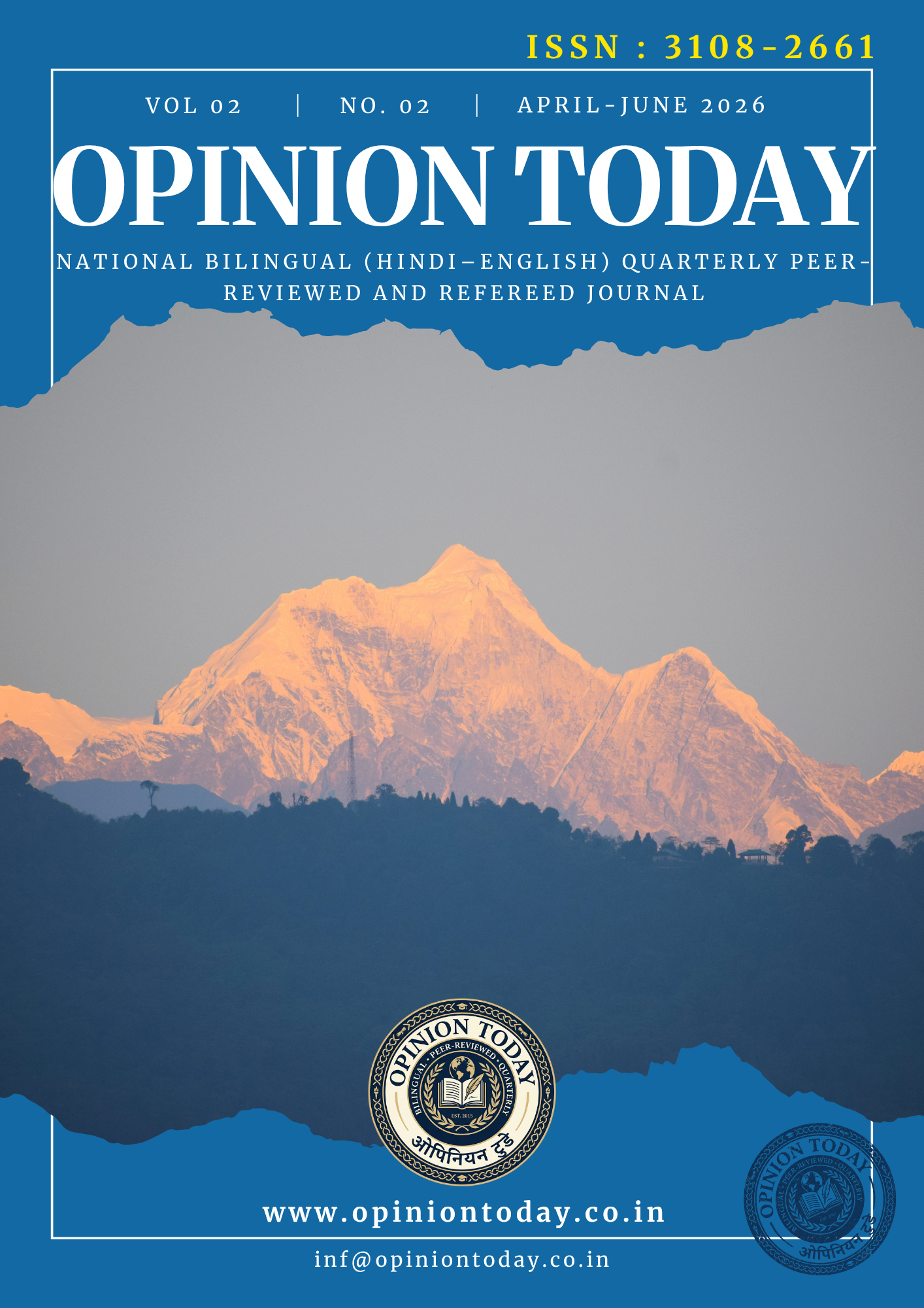 					View Vol. 2 No. 02 (2026): April-June
				